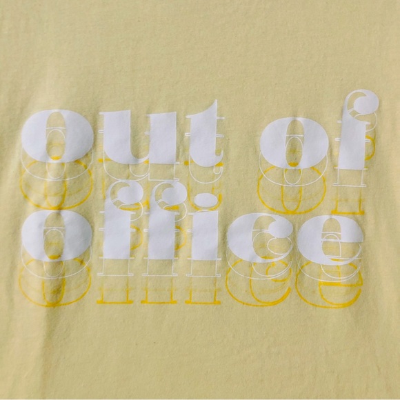Nine West "Out of Office" 👋🏻 Graphic Tee (XS) - Picture 3 of 5